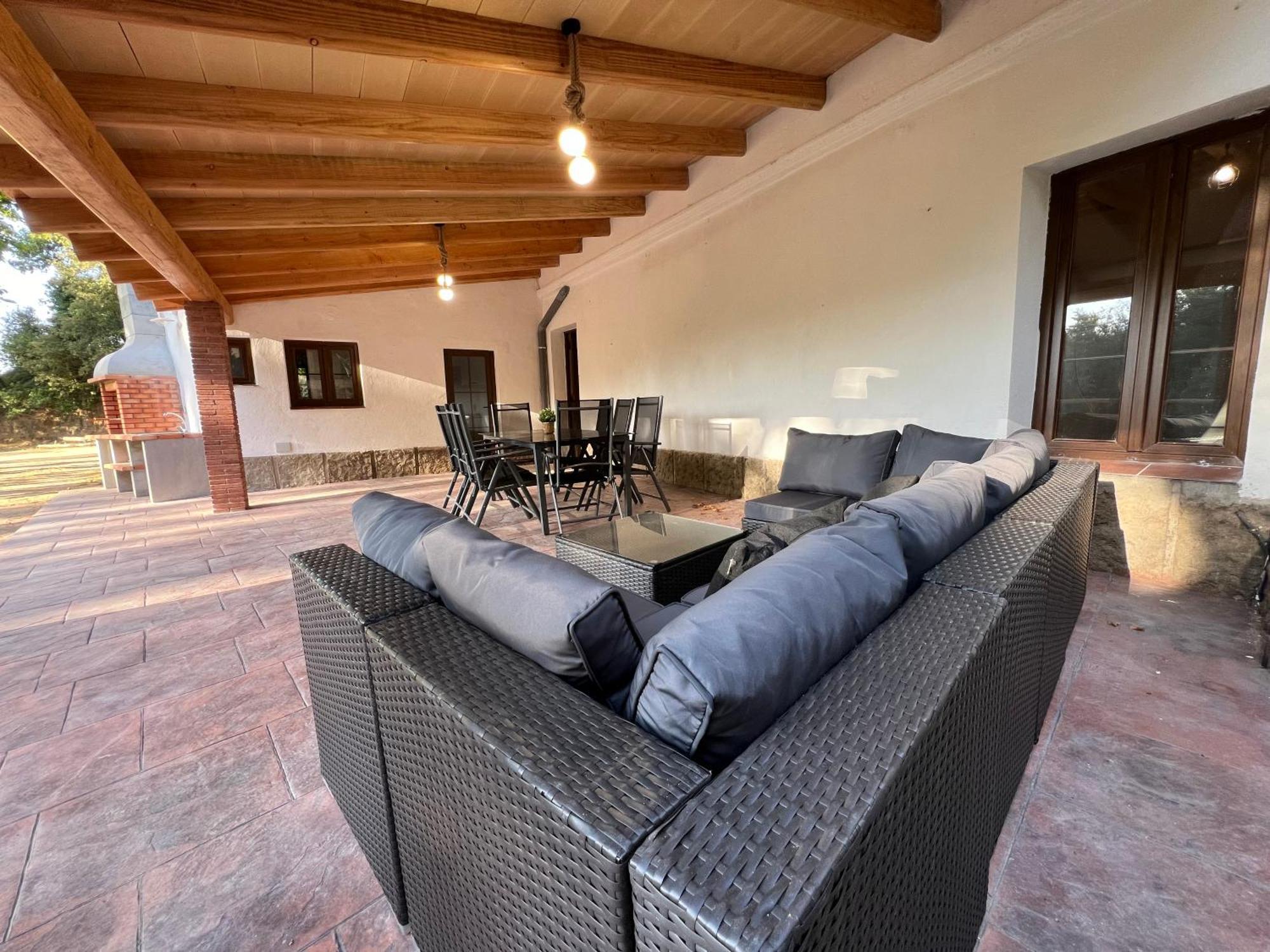 Casa Rural Can Ricos - El Mirador Del Montseny Vallgorguina Luaran gambar