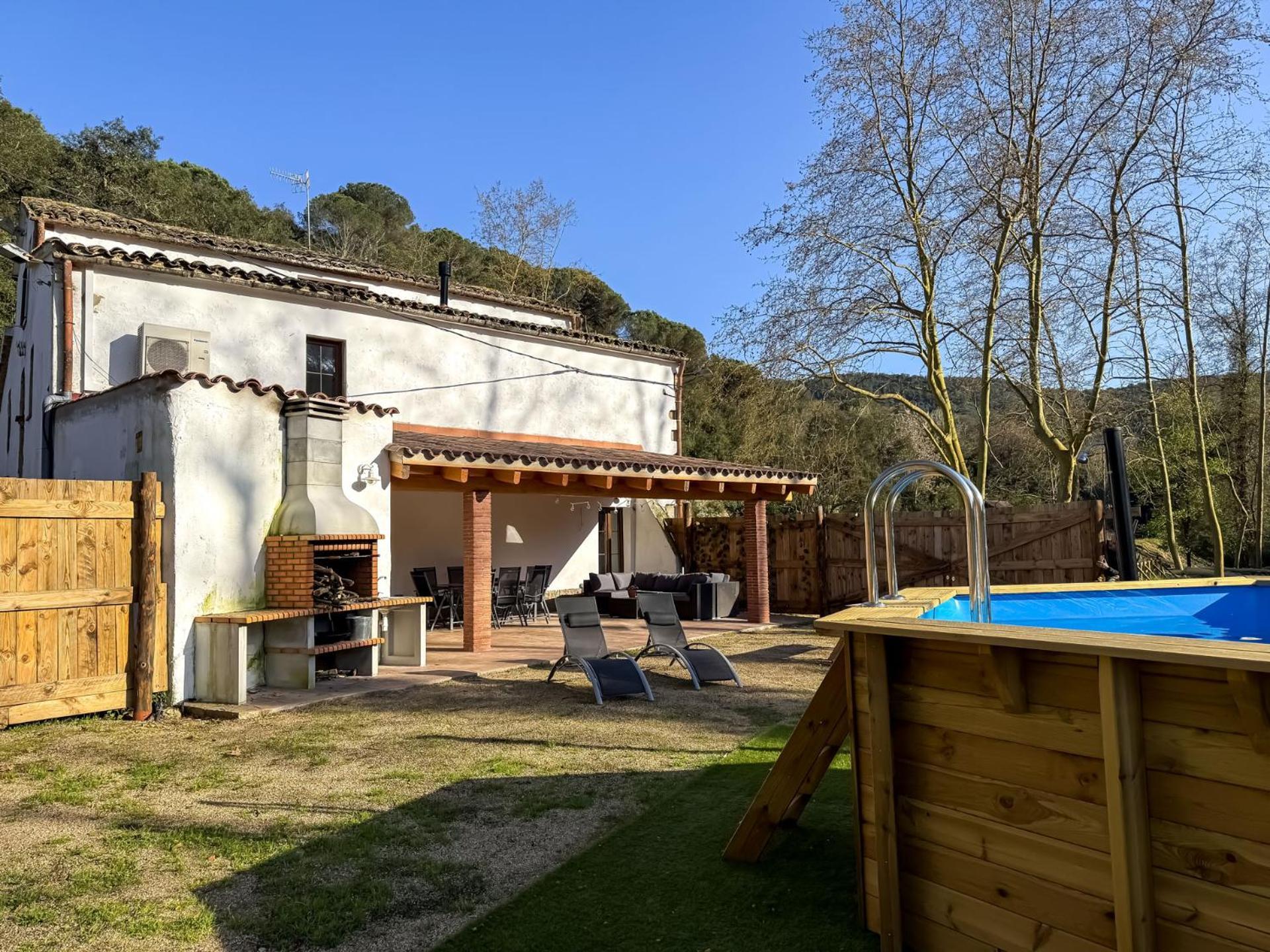 Casa Rural Can Ricos - El Mirador Del Montseny Vallgorguina Luaran gambar