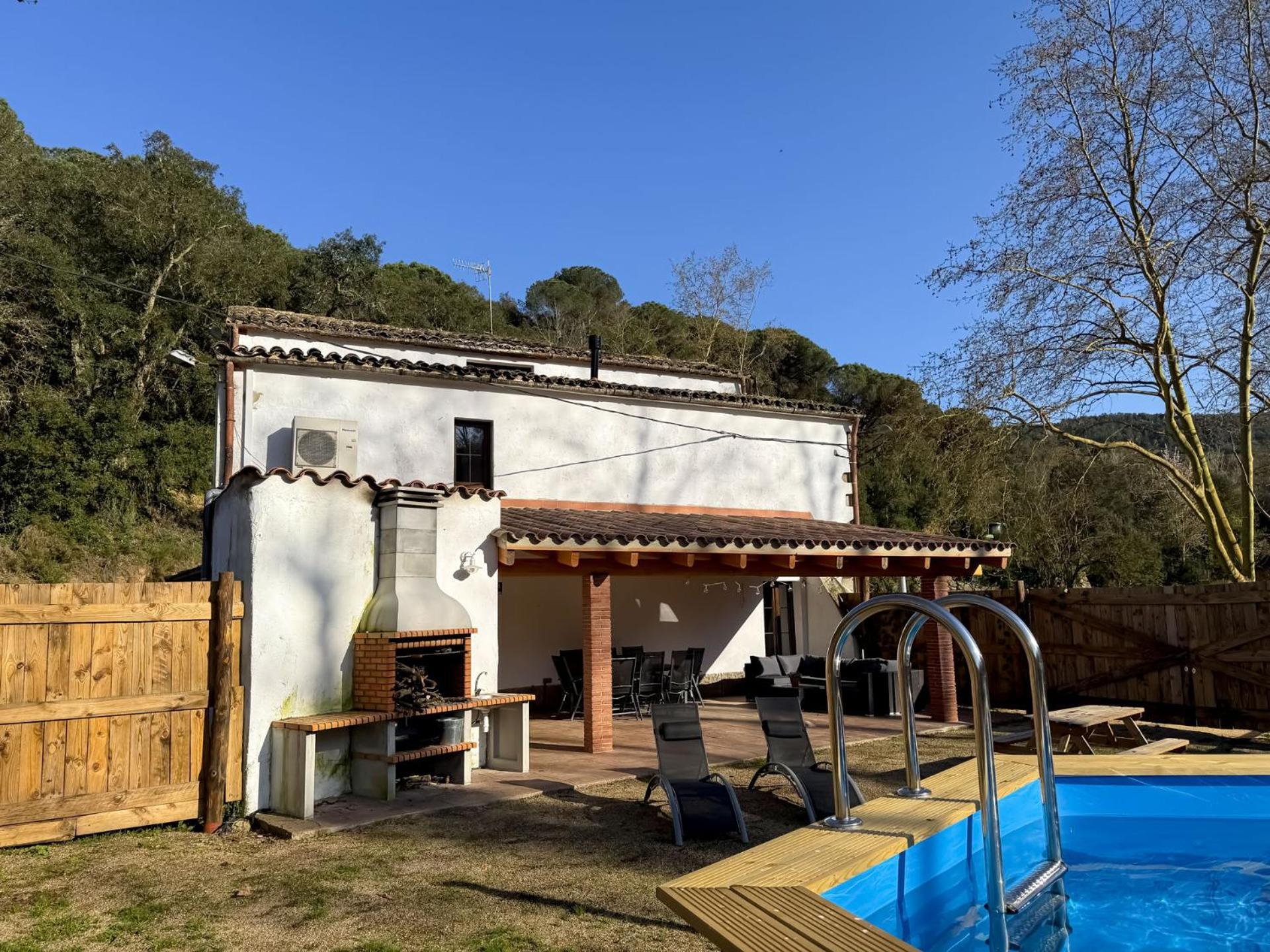 Casa Rural Can Ricos - El Mirador Del Montseny Vallgorguina Luaran gambar