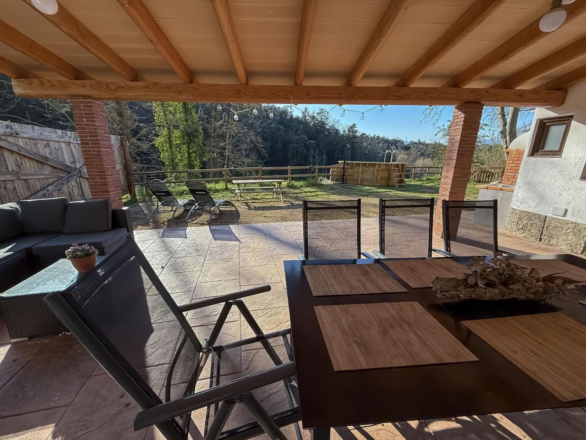 Casa Rural Can Ricos - El Mirador Del Montseny Vallgorguina Luaran gambar